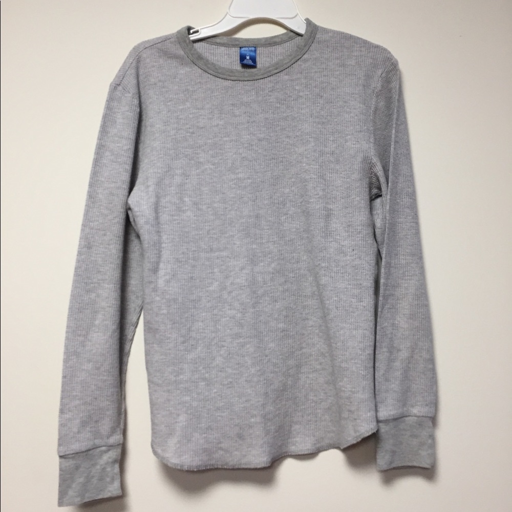 Grey thermal long john shirts medium used